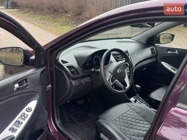 Фиолетовый Хендай Акцент, объемом двигателя 1.4 л и пробегом 145 тыс. км за 7000 $, фото 21 на Automoto.ua