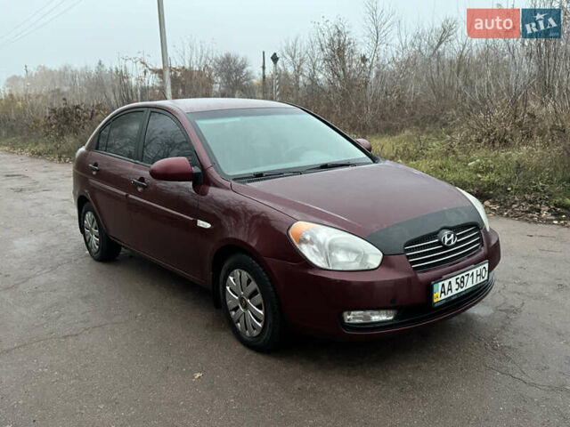 Коричневый Хендай Акцент, объемом двигателя 1.4 л и пробегом 298 тыс. км за 3600 $, фото 2 на Automoto.ua
