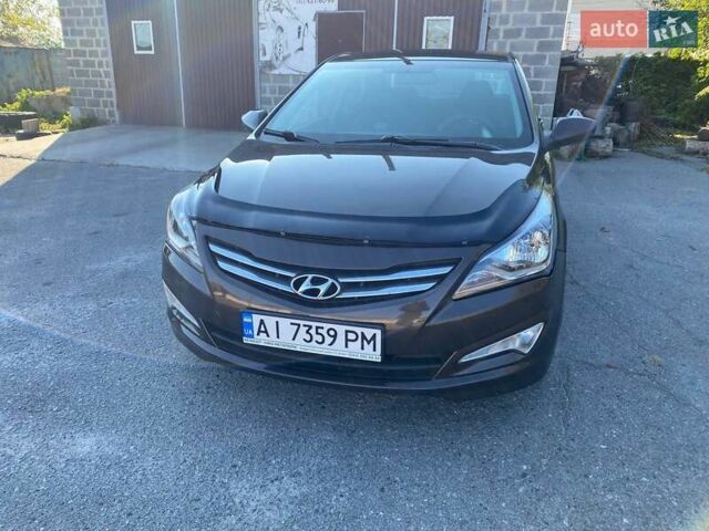 Коричневый Хендай Акцент, объемом двигателя 1.4 л и пробегом 212 тыс. км за 6899 $, фото 1 на Automoto.ua