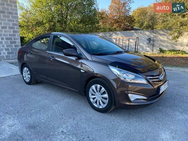 Коричневый Хендай Акцент, объемом двигателя 1.4 л и пробегом 212 тыс. км за 6899 $, фото 8 на Automoto.ua