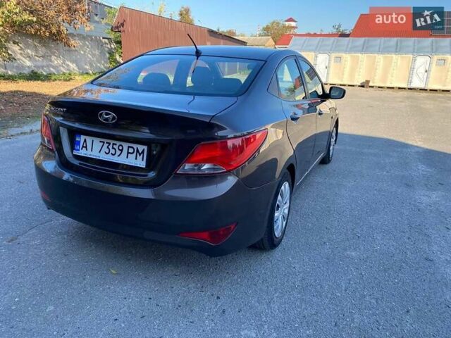 Коричневый Хендай Акцент, объемом двигателя 1.4 л и пробегом 212 тыс. км за 6899 $, фото 6 на Automoto.ua