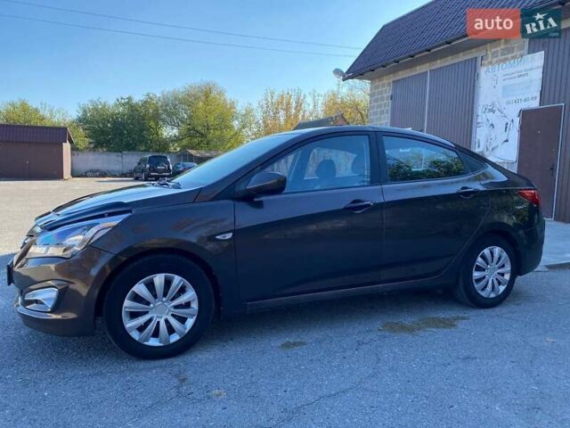 Коричневый Хендай Акцент, объемом двигателя 1.4 л и пробегом 212 тыс. км за 6899 $, фото 3 на Automoto.ua