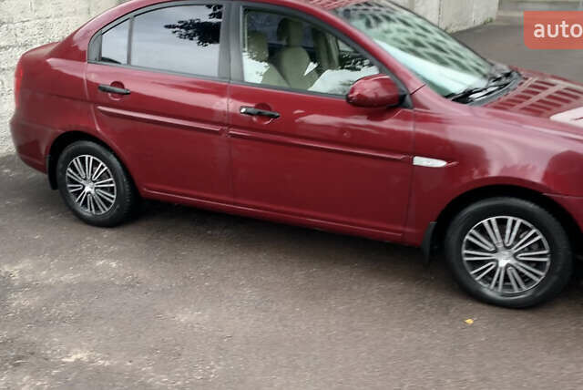 Червоний Хендай Акцент, об'ємом двигуна 1.4 л та пробігом 218 тис. км за 5000 $, фото 4 на Automoto.ua