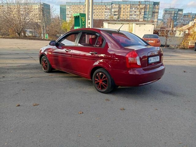 Красный Хендай Акцент, объемом двигателя 1.6 л и пробегом 255 тыс. км за 5600 $, фото 10 на Automoto.ua