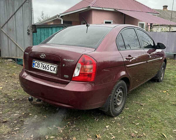 Червоний Хендай Акцент, об'ємом двигуна 1.59 л та пробігом 218 тис. км за 5100 $, фото 4 на Automoto.ua