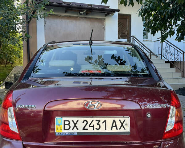 Червоний Хендай Акцент, об'ємом двигуна 1.4 л та пробігом 181 тис. км за 4800 $, фото 3 на Automoto.ua