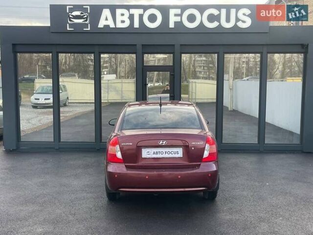 Червоний Хендай Акцент, об'ємом двигуна 1.4 л та пробігом 208 тис. км за 4990 $, фото 6 на Automoto.ua