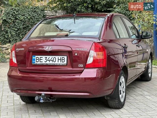Красный Хендай Акцент, объемом двигателя 1.49 л и пробегом 165 тыс. км за 5550 $, фото 16 на Automoto.ua