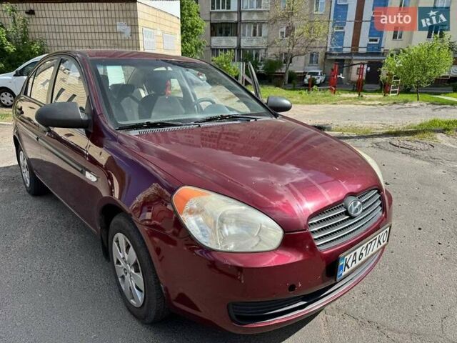 Червоний Хендай Акцент, об'ємом двигуна 1.4 л та пробігом 188 тис. км за 4600 $, фото 1 на Automoto.ua