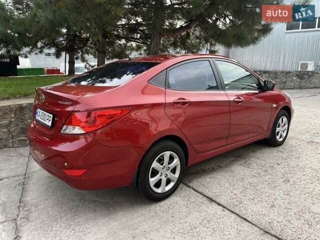 Червоний Хендай Акцент, об'ємом двигуна 1.4 л та пробігом 144 тис. км за 8600 $, фото 1 на Automoto.ua