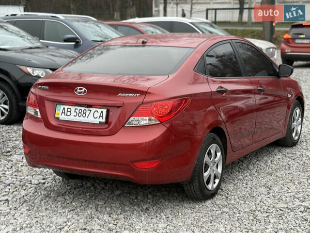 Красный Хендай Акцент, объемом двигателя 1.4 л и пробегом 172 тыс. км за 6800 $, фото 6 на Automoto.ua