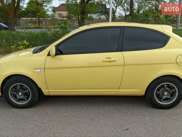 Жовтий Хендай Акцент, об'ємом двигуна 1.6 л та пробігом 149 тис. км за 4700 $, фото 2 на Automoto.ua