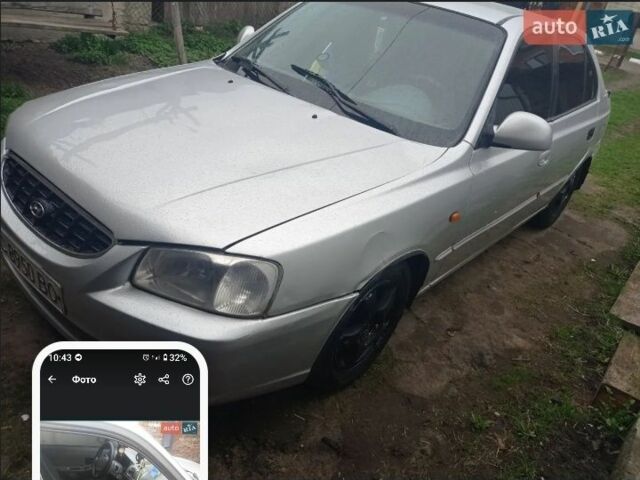 Серый Хендай Акцент, объемом двигателя 0 л и пробегом 340 тыс. км за 1500 $, фото 1 на Automoto.ua