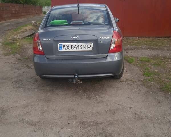 Сірий Хендай Акцент, об'ємом двигуна 1.4 л та пробігом 151 тис. км за 4500 $, фото 7 на Automoto.ua