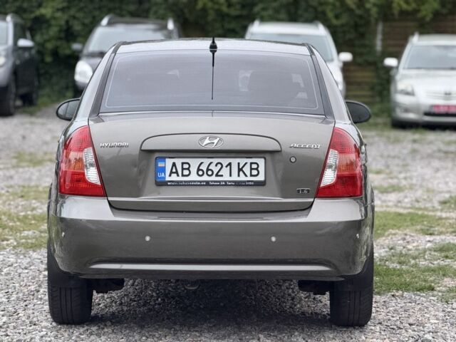 Хендай Акцент 2008 в Виннице на Automoto.ua Серый Хендай Акцент, объемом двигателя 1.6 л и пробегом 197 тыс. км за 5650 $, фото 3 на Automoto.ua