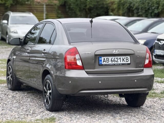 Хендай Акцент 2008 в Виннице на Automoto.ua Серый Хендай Акцент, объемом двигателя 1.6 л и пробегом 197 тыс. км за 5650 $, фото 2 на Automoto.ua