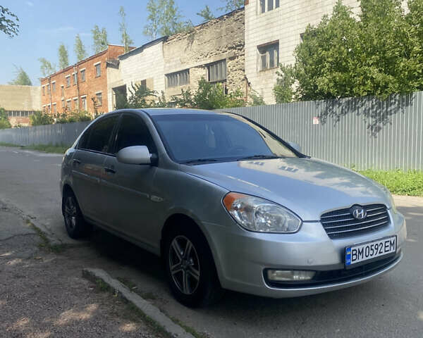 Серый Хендай Акцент, объемом двигателя 1.4 л и пробегом 245 тыс. км за 4500 $, фото 7 на Automoto.ua