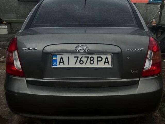 Сірий Хендай Акцент, об'ємом двигуна 1.5 л та пробігом 250 тис. км за 4700 $, фото 1 на Automoto.ua