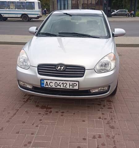 Сірий Хендай Акцент, об'ємом двигуна 1.4 л та пробігом 209 тис. км за 4500 $, фото 6 на Automoto.ua