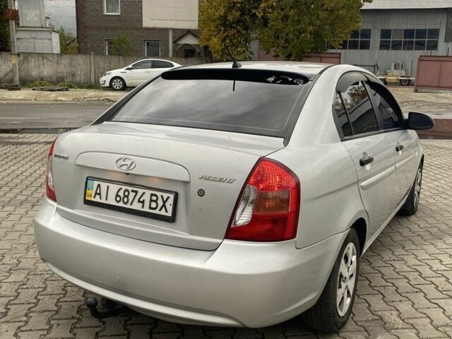 Сірий Хендай Акцент, об'ємом двигуна 1.4 л та пробігом 252 тис. км за 4500 $, фото 2 на Automoto.ua