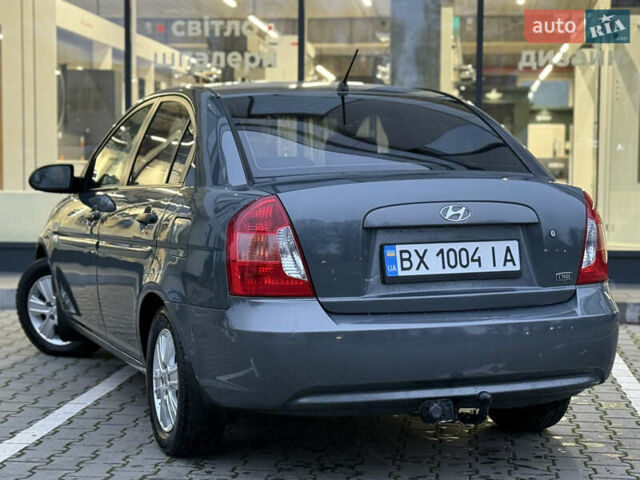 Серый Хендай Акцент, объемом двигателя 1.5 л и пробегом 155 тыс. км за 5200 $, фото 19 на Automoto.ua