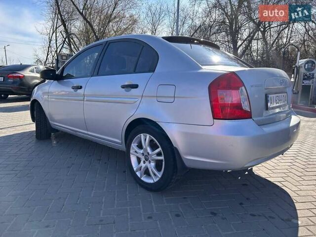 Сірий Хендай Акцент, об'ємом двигуна 1.49 л та пробігом 190 тис. км за 4300 $, фото 3 на Automoto.ua
