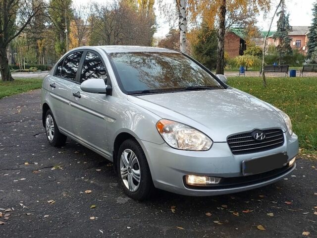 Сірий Хендай Акцент, об'ємом двигуна 1.4 л та пробігом 192 тис. км за 5000 $, фото 3 на Automoto.ua