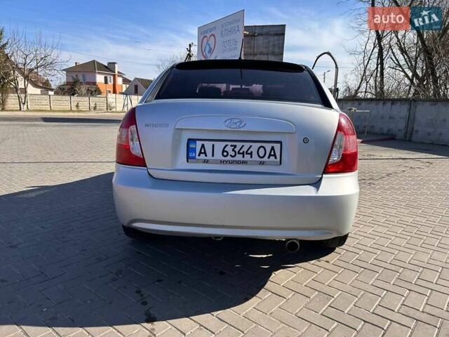Сірий Хендай Акцент, об'ємом двигуна 1.49 л та пробігом 190 тис. км за 4300 $, фото 7 на Automoto.ua
