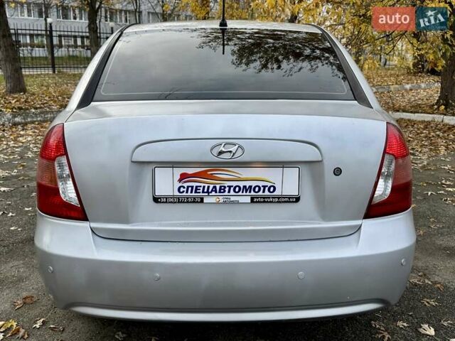 Серый Хендай Акцент, объемом двигателя 1.4 л и пробегом 165 тыс. км за 4990 $, фото 15 на Automoto.ua