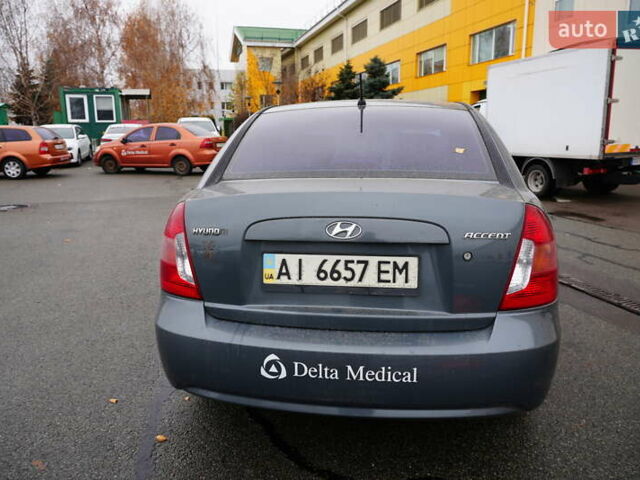 Серый Хендай Акцент, объемом двигателя 1.4 л и пробегом 300 тыс. км за 3312 $, фото 14 на Automoto.ua
