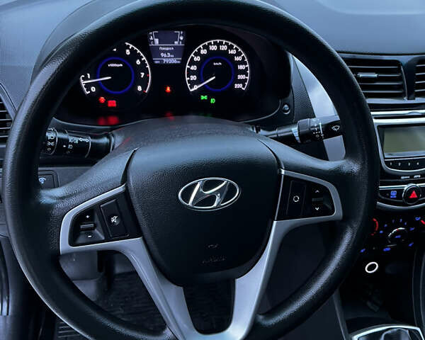 Серый Хендай Акцент, объемом двигателя 1.4 л и пробегом 79 тыс. км за 8100 $, фото 25 на Automoto.ua