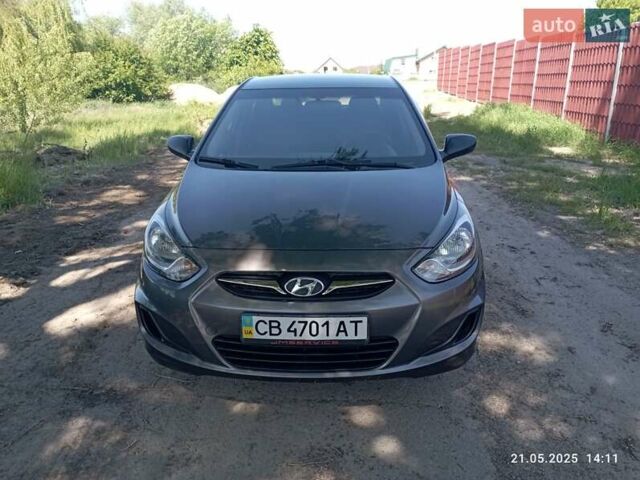 Серый Хендай Акцент, объемом двигателя 1.4 л и пробегом 170 тыс. км за 6700 $, фото 1 на Automoto.ua