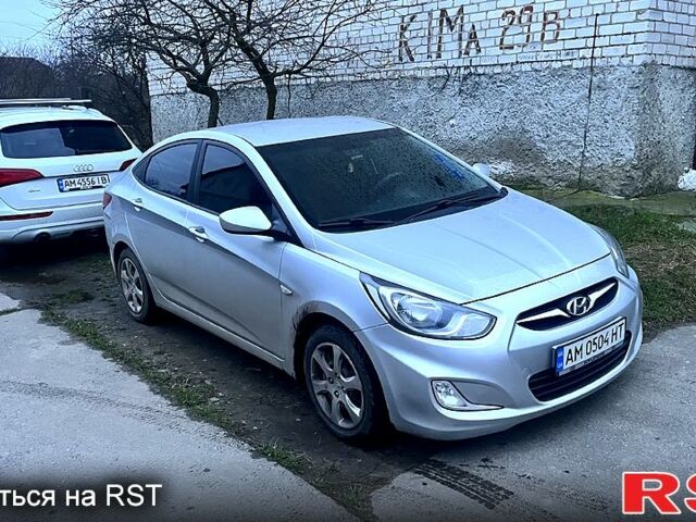 Серый Хендай Акцент, объемом двигателя 1.4 л и пробегом 191 тыс. км за 6600 $, фото 1 на Automoto.ua