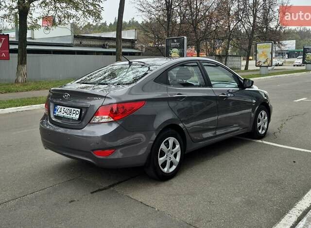 Серый Хендай Акцент, объемом двигателя 1.6 л и пробегом 90 тыс. км за 9650 $, фото 16 на Automoto.ua