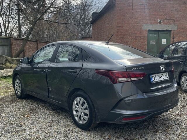 Серый Хендай Акцент, объемом двигателя 1.4 л и пробегом 52 тыс. км за 11400 $, фото 2 на Automoto.ua