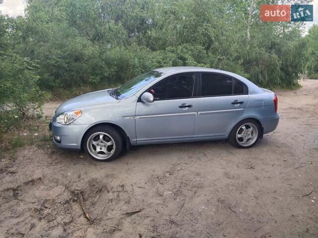 Синий Хендай Акцент, объемом двигателя 1.4 л и пробегом 113 тыс. км за 4800 $, фото 8 на Automoto.ua