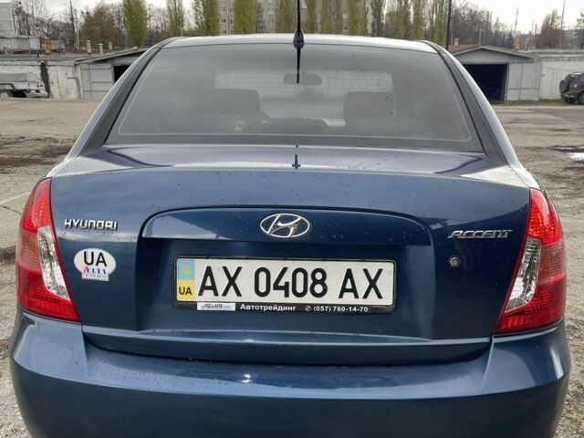 Синій Хендай Акцент, об'ємом двигуна 1.4 л та пробігом 228 тис. км за 4000 $, фото 3 на Automoto.ua
