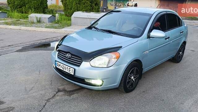 Синий Хендай Акцент, объемом двигателя 1.4 л и пробегом 163 тыс. км за 4800 $, фото 13 на Automoto.ua