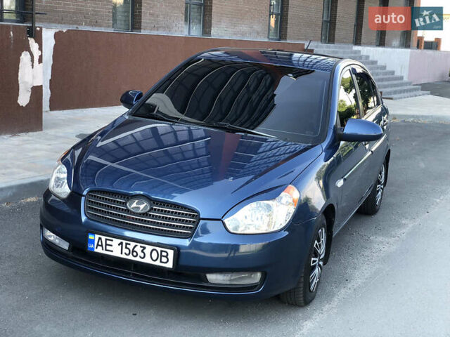 Синий Хендай Акцент, объемом двигателя 1.4 л и пробегом 161 тыс. км за 5800 $, фото 8 на Automoto.ua