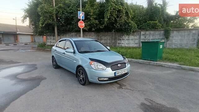 Синий Хендай Акцент, объемом двигателя 1.4 л и пробегом 163 тыс. км за 4800 $, фото 20 на Automoto.ua