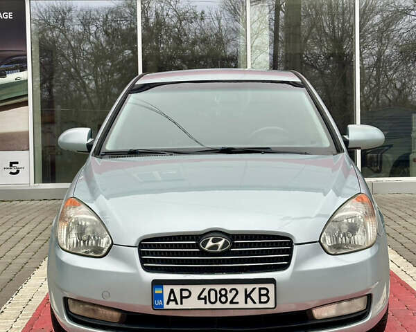 Синий Хендай Акцент, объемом двигателя 1.4 л и пробегом 161 тыс. км за 4800 $, фото 1 на Automoto.ua