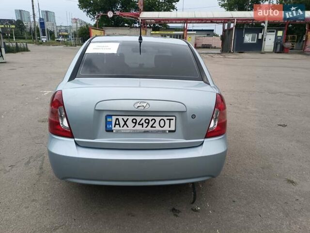 Хендай Акцент 2007 в Харькове на Automoto.ua Синий Хендай Акцент, объемом двигателя 1.4 л и пробегом 252 тыс. км за 4500 $, фото 4 на Automoto.ua