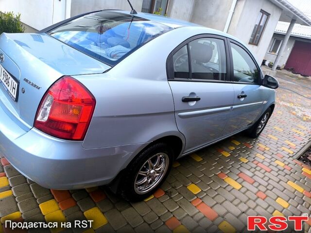 Хендай Акцент 2007 в Кагарлыке на Automoto.ua Синий Хендай Акцент, объемом двигателя 1.4 л и пробегом 125 тыс. км за 4500 $, фото 5 на Automoto.ua