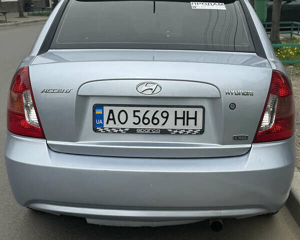 Синий Хендай Акцент, объемом двигателя 1.49 л и пробегом 240 тыс. км за 3997 $, фото 4 на Automoto.ua