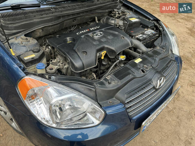 Синий Хендай Акцент, объемом двигателя 1.49 л и пробегом 165 тыс. км за 5500 $, фото 18 на Automoto.ua