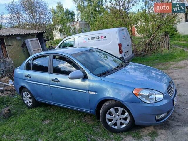 Синій Хендай Акцент, об'ємом двигуна 1.4 л та пробігом 120 тис. км за 3350 $, фото 3 на Automoto.ua
