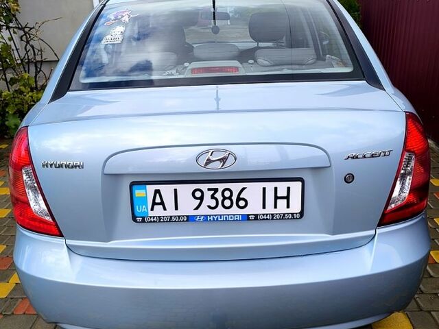 Хендай Акцент 2007 в Кагарлыке на Automoto.ua Синий Хендай Акцент, объемом двигателя 1.4 л и пробегом 125 тыс. км за 4500 $, фото 4 на Automoto.ua