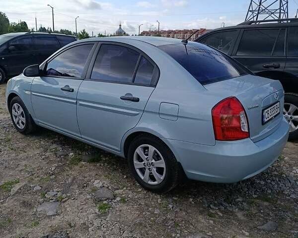 Синій Хендай Акцент, об'ємом двигуна 1.4 л та пробігом 80 тис. км за 7500 $, фото 4 на Automoto.ua