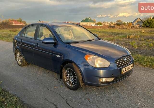 Синій Хендай Акцент, об'ємом двигуна 1.6 л та пробігом 276 тис. км за 4700 $, фото 1 на Automoto.ua