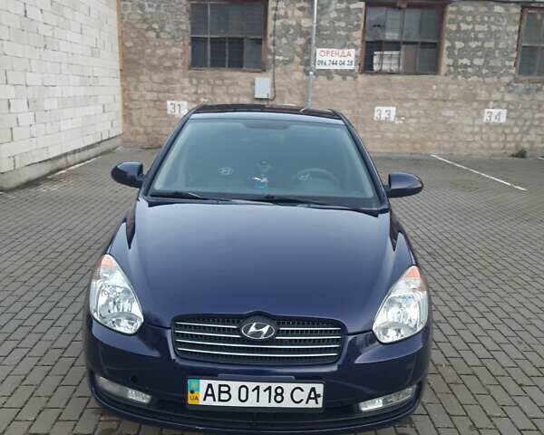 Синий Хендай Акцент, объемом двигателя 1.39 л и пробегом 143 тыс. км за 6150 $, фото 5 на Automoto.ua